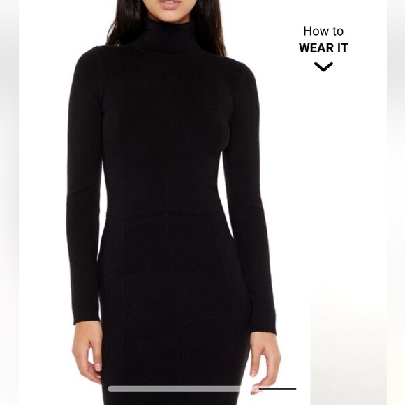 Turtleneck Midi Sweater Dress - Picture 7 of 7